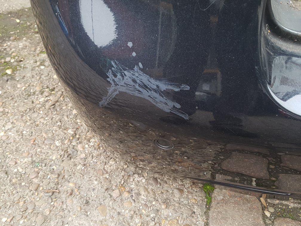2008 Saab 9-3  Saloon Rear Bumper 298 BLACK