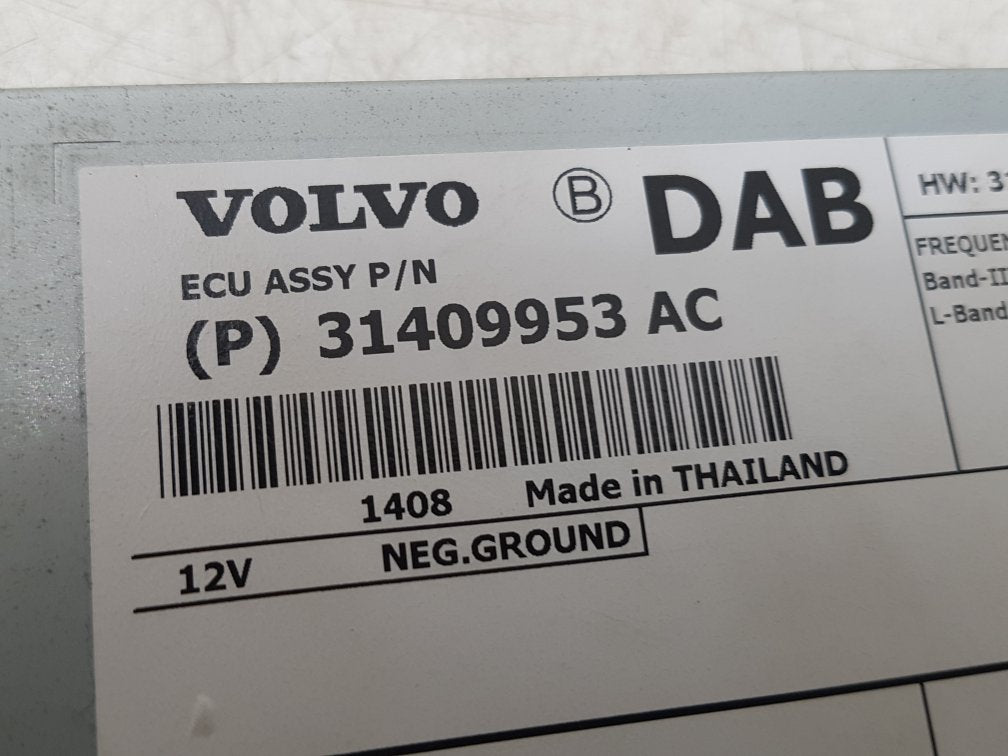 2015 Volvo S60  Saloon DAB RADIO ECU 31409953 AC