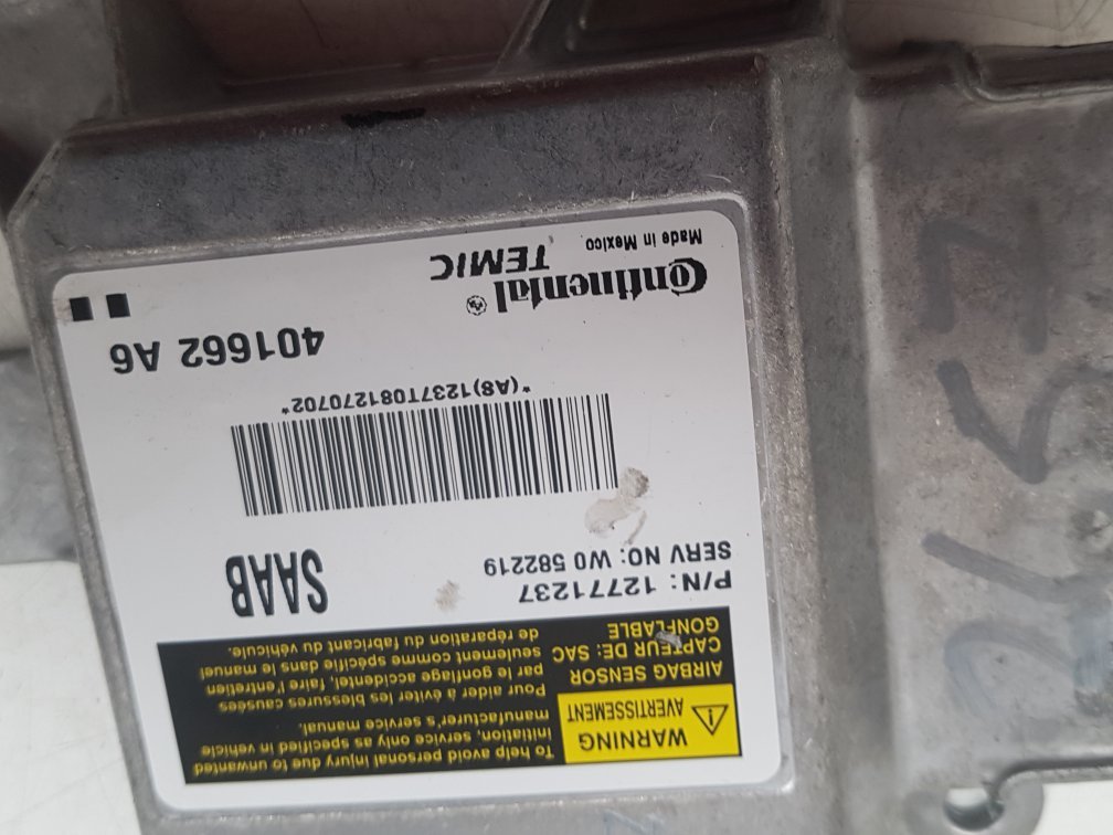 2007 - 2015 Saab 9-3  Estate Airbag Module 12771237