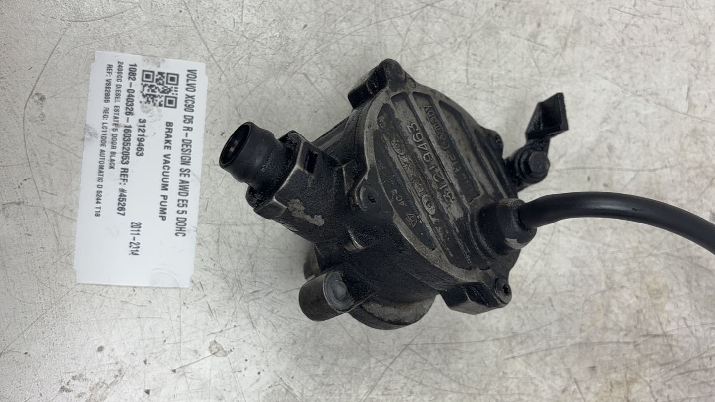 2007 - 2014 Volvo XC90  Estate Brake Vacuum Pump 31219463