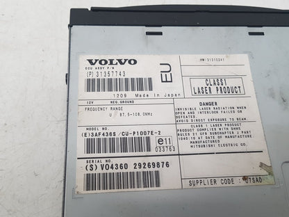 2006 - 2013 Volvo C30  Hatchback SATNAV DVD PLAYER 31357743