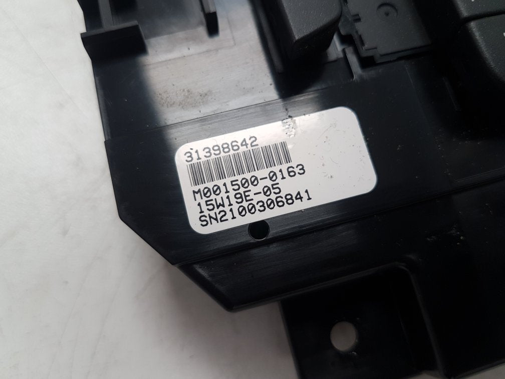 2012 - 2017 Volvo V40  Hatchback HEATER & RADIO CONTROL PANNEL 31398642