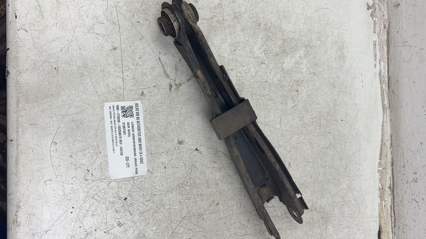 2017 - 2025 Volvo V90 235, 236 Estate Right Rear Lower Control Arm 31387207