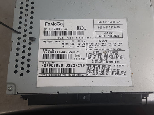 2008 - 2012 Volvo V70  Estate CD Player 31328067