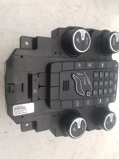 2012 - 2016 Volvo V40  Hatchback HEATER & RADIO CONTROL PANNEL 31288103