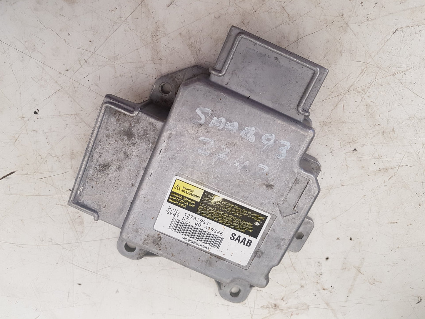 2003 - 2010 Saab 9-3  Saloon Airbag Module 12762955