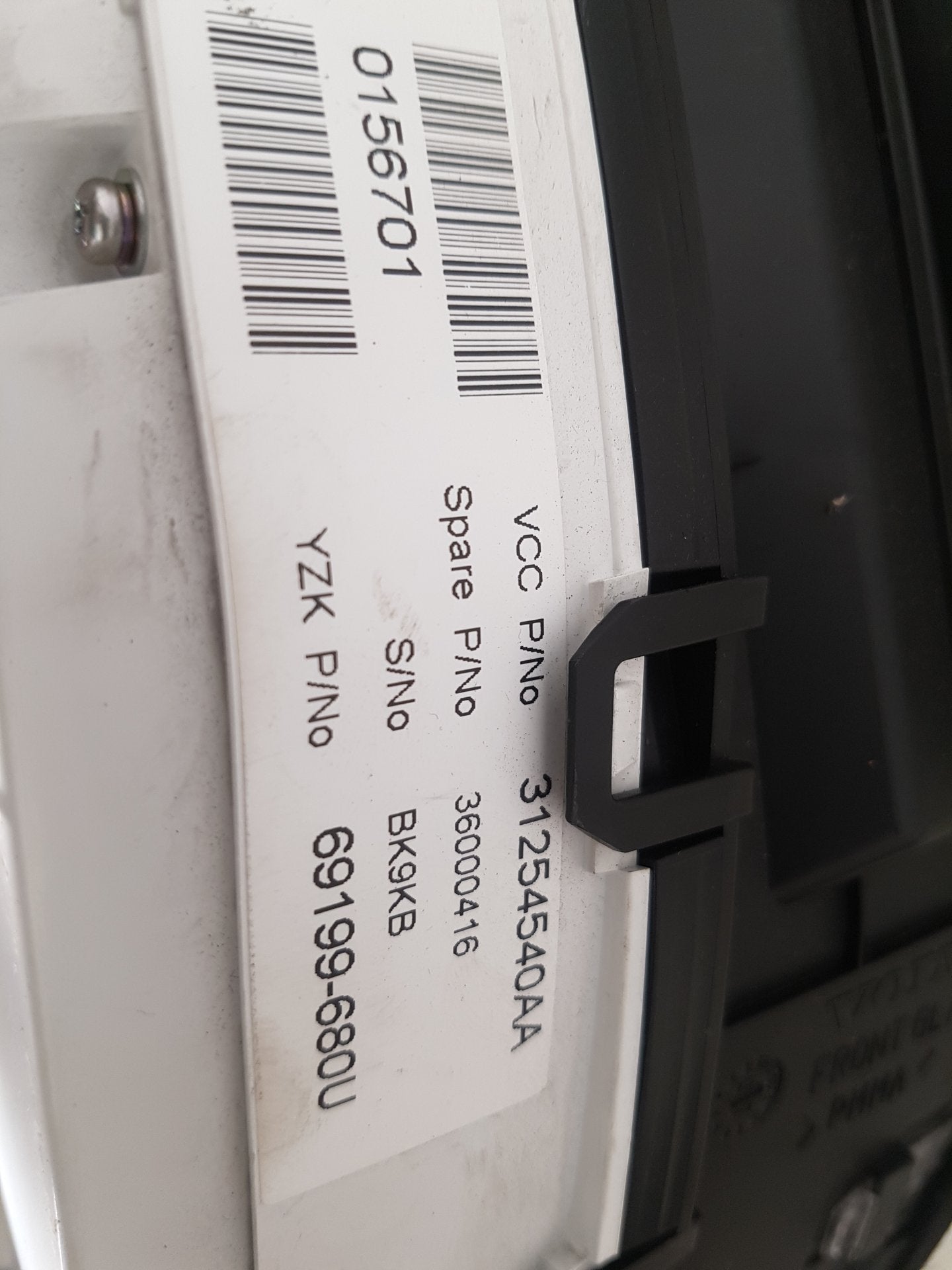 2008 - 2011 Volvo V70  Estate Instrument Cluster 31254540AA