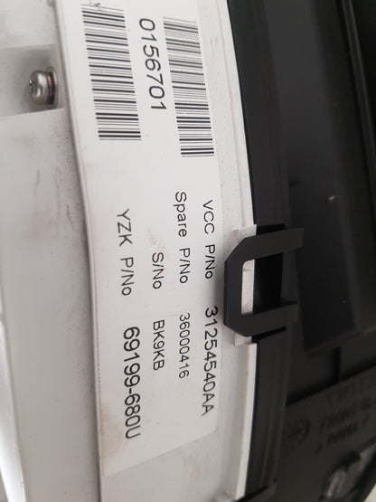 2008 - 2011 Volvo V70  Estate Instrument Cluster 31254540AA