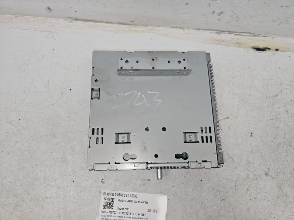 2007 - 2012 Volvo C30  Hatchback RADIO AND CD PLAYER 31266762