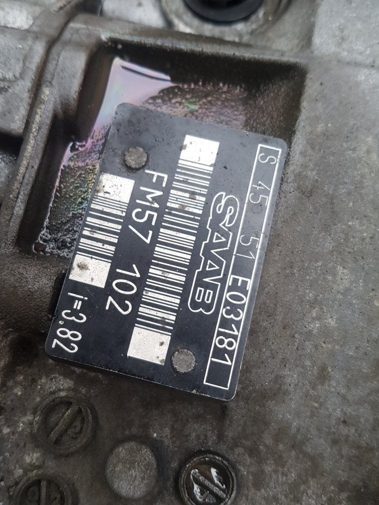 2003 - 2011 Saab 9-3  Convertible Manual Gearbox FM57102