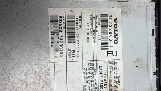 2004 - 2007 Volvo XC70  Estate SATNAV DVD PLAYER 30732903