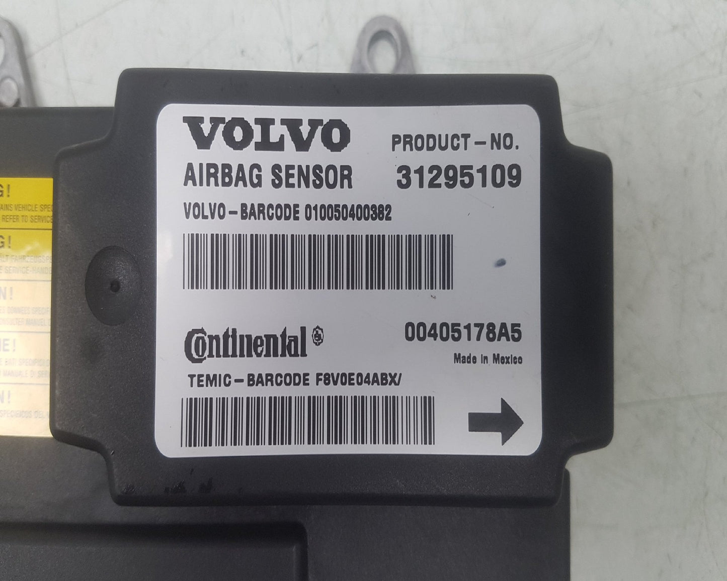 2008 - 2012 Volvo S40  Saloon Airbag Module 31295109