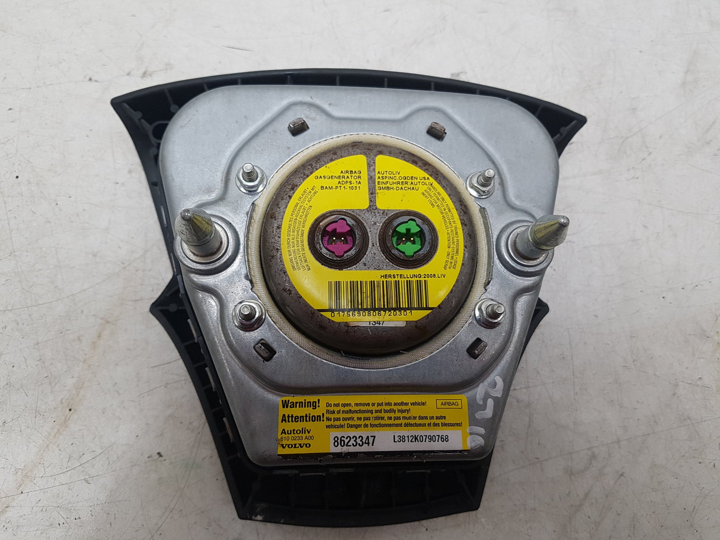 2004 - 2010 Volvo V50  Estate STEERING WHEEL AIR BAG 8623347