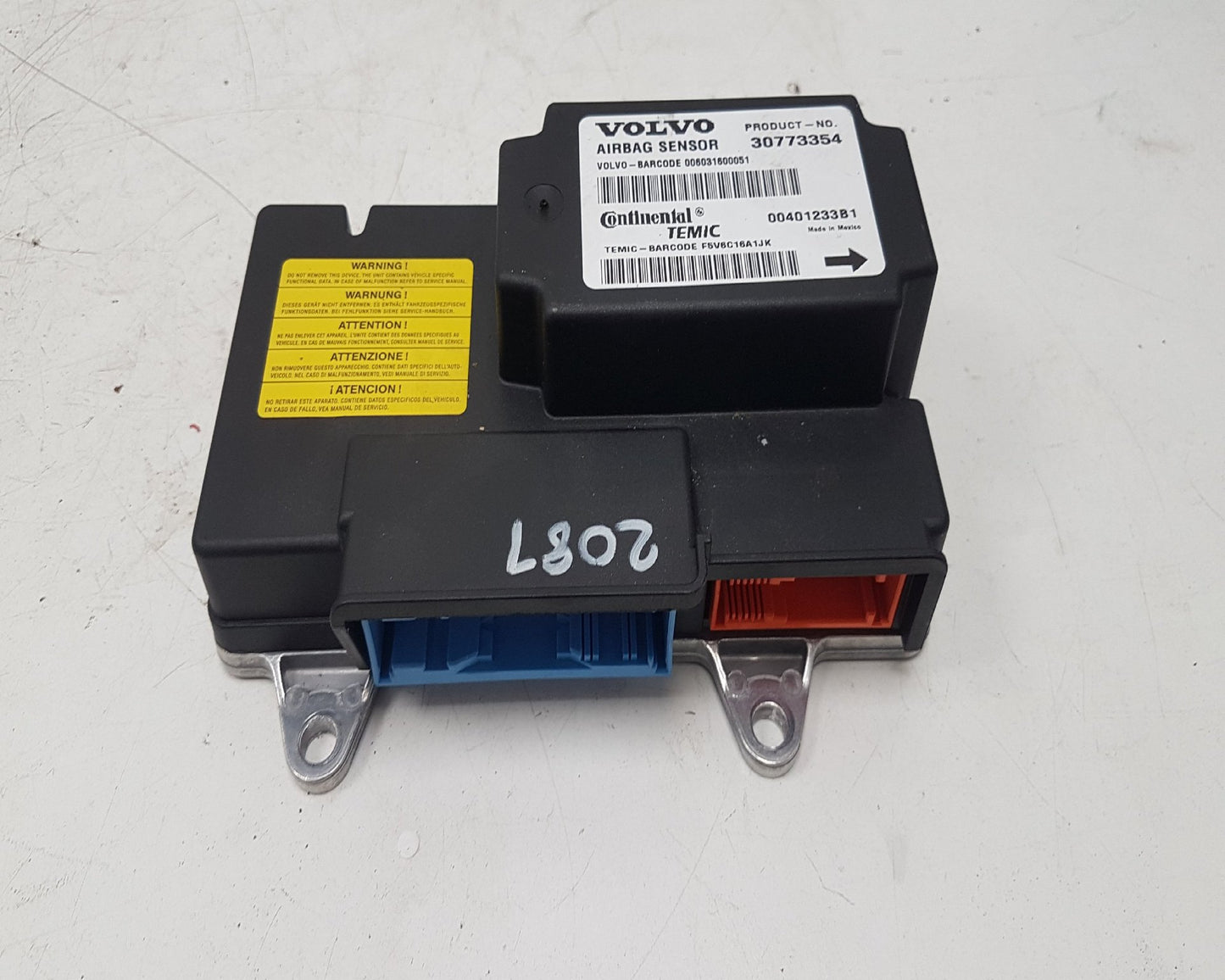 2006 - 2009 Volvo C70  Convertible Airbag Module 30773354