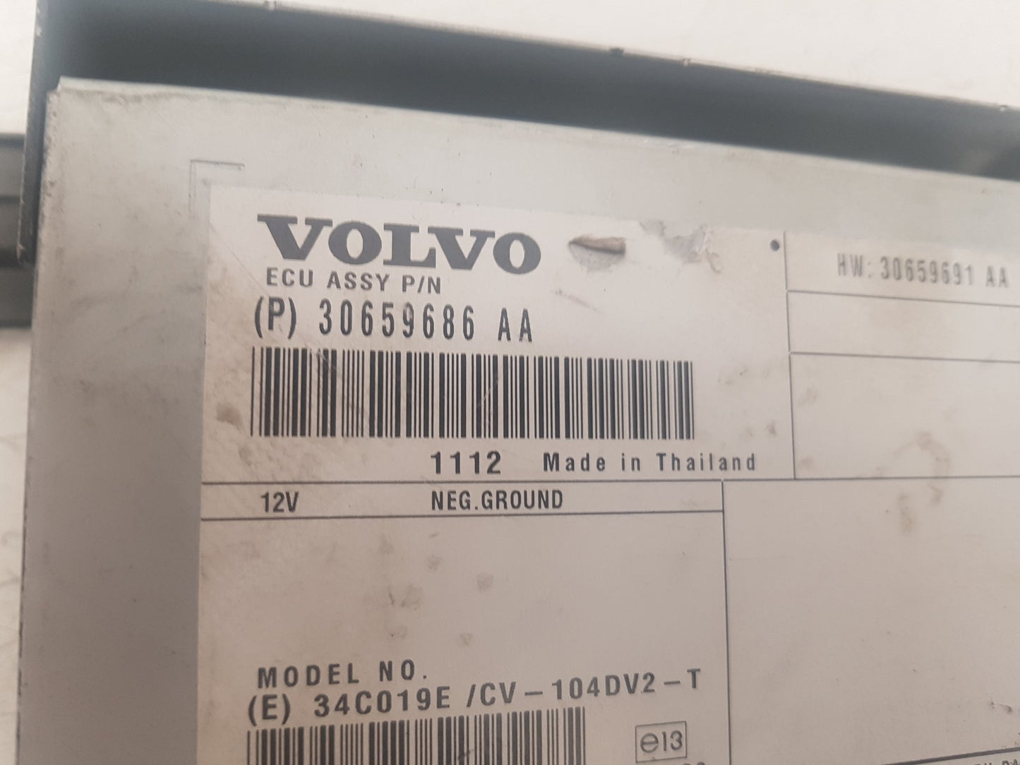 2010 - 2017 Volvo XC60  Estate Amplifier 30659686 30659691