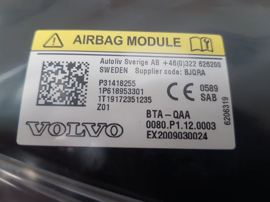 2010 - 2017 Volvo XC60  Estate AIRBAG SEAT/FRONT (DRIVER SIDE) 31418255