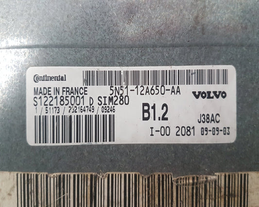 2009 - 2012 Volvo C30  Hatchback Engine ECU 5N51-12A650-AA