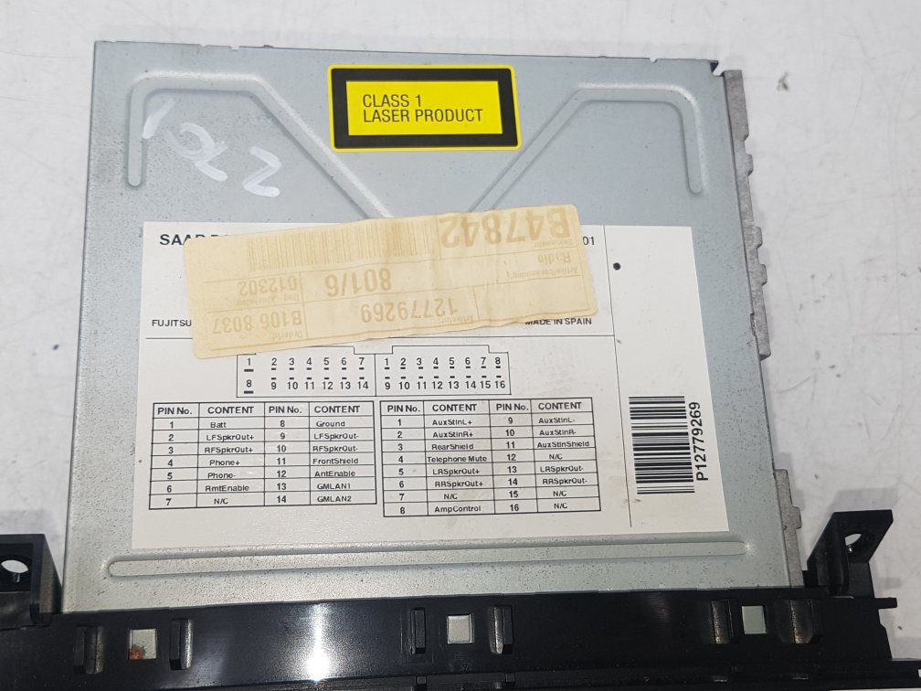 2005 - 2015 Saab 9-3  Estate RADIO CD CASSETTE PLAYER 12779269