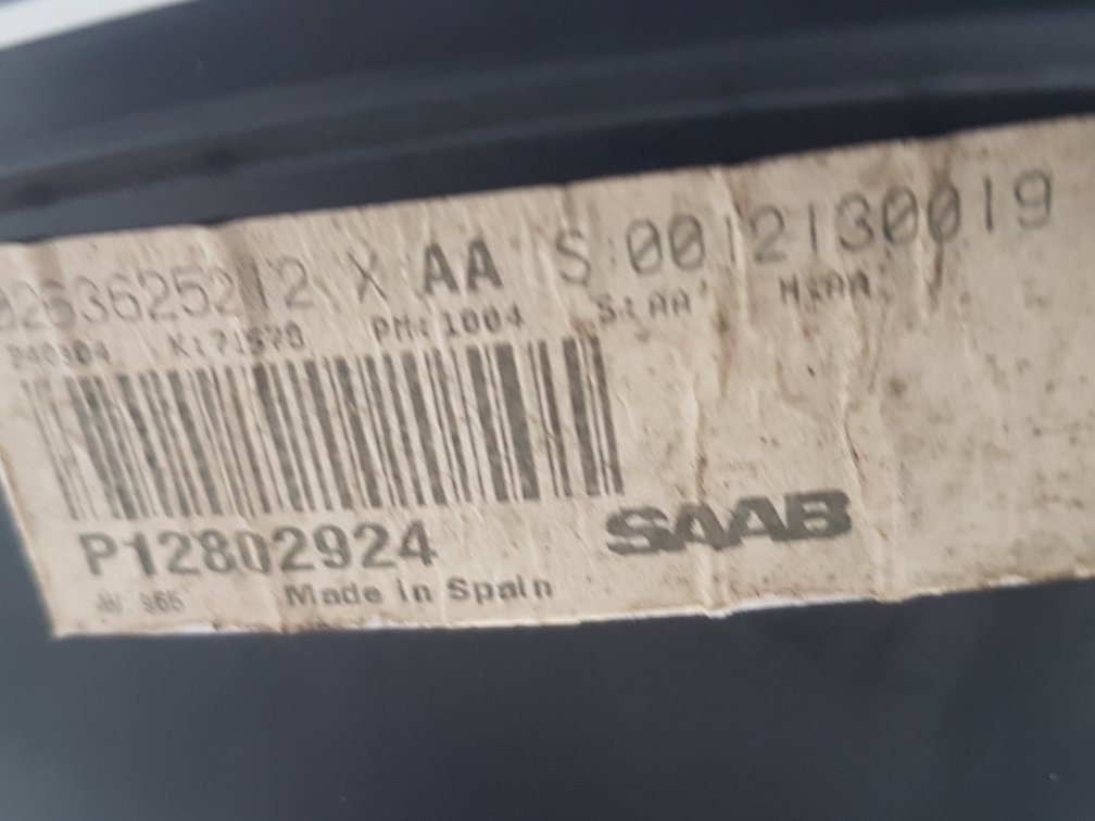 2003 - 2007 Saab 9-3  Convertible Instrument Cluster 12802924