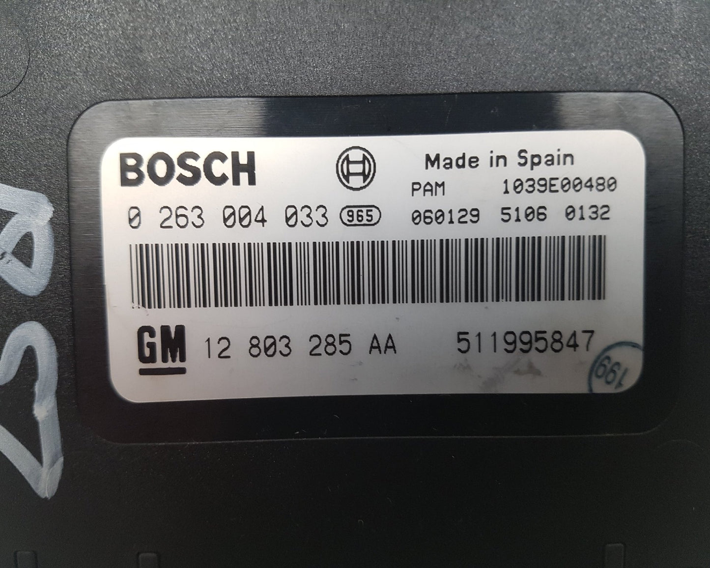 2003 - 2006 Saab 9-3  Estate PARKING SENSOR ECU 0263004033 12803285