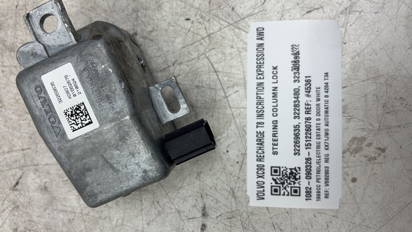 2016 - 2023 Volvo XC90 II 256 Estate Steering Column Lock Control Module 32269635