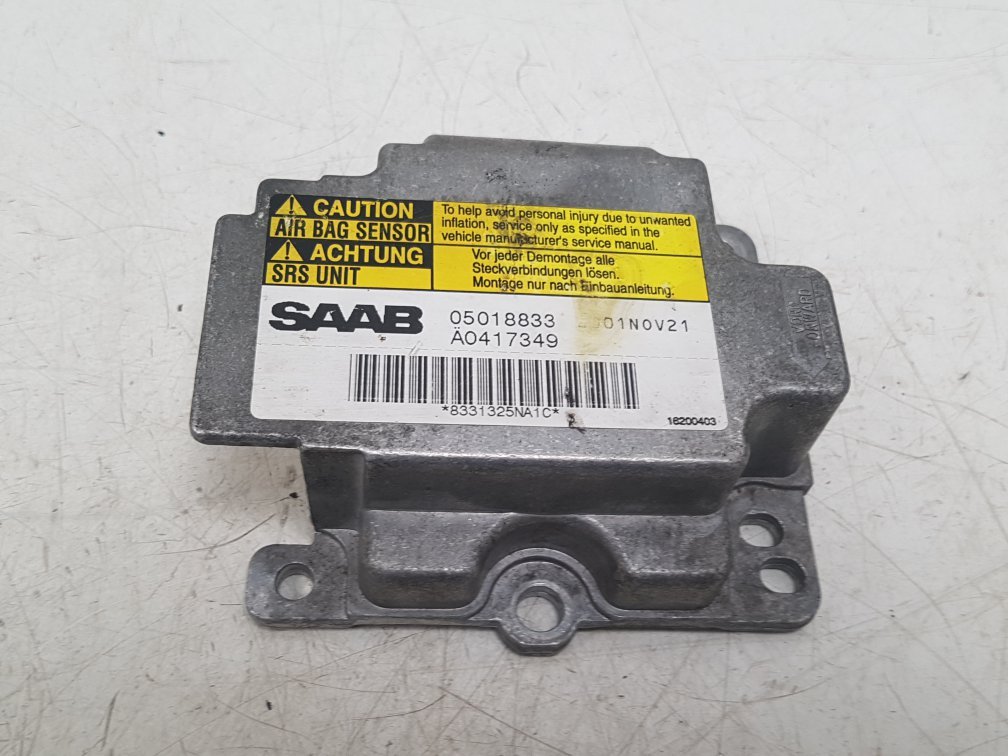 2002 Saab 9-3  Convertible Airbag Module 05018833