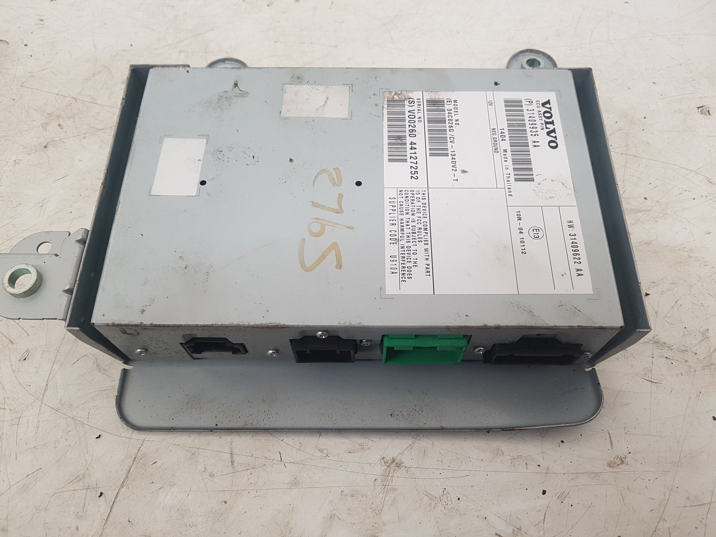 2012 - 2016 Volvo V40  Hatchback Amplifier 31409935AA