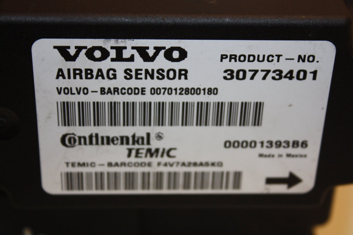2004 - 2010 Volvo V50   Estate Airbag Module 30773401