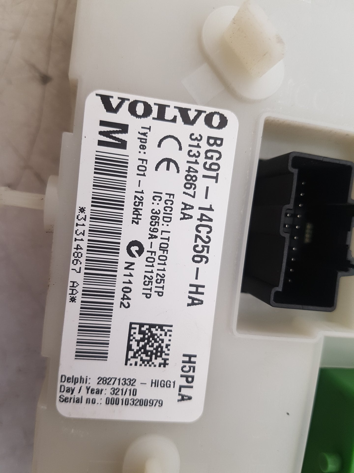 2008 - 2016 Volvo XC70 III 136 Estate CENTRAL ELECTRONIC MODULE (CEM) 31314867