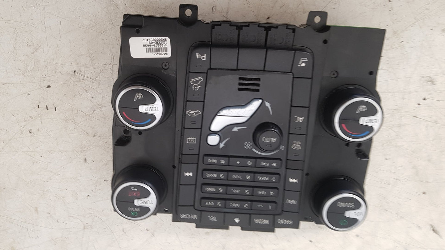2008 - 2017 Volvo XC60 I 156 SUV Digital Heater and Radio Control Panel 30795271