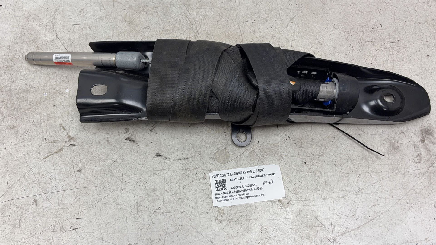 2007 - 2014 Volvo XC90  Estate Left Front Seat Belt 31332084