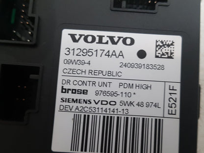 2007 - 2012 Volvo C70  Convertible WINDOW REG MOTOR (PASSENGER SIDE FRONT) 31295174