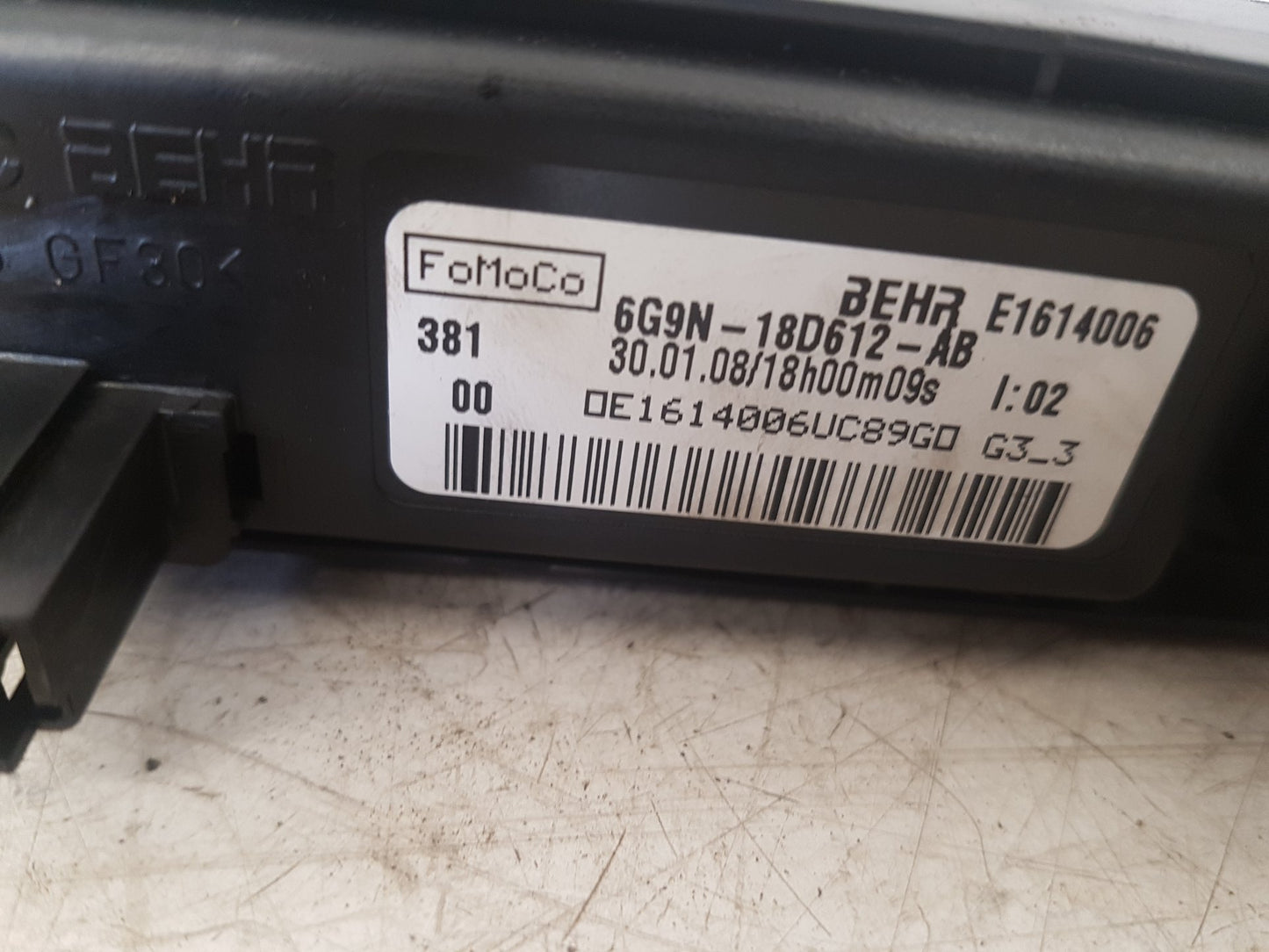 2008 - 2011 Volvo V70  Estate HEATER MATRIX (ELECTRONIC) 6G9N-18D612-AB