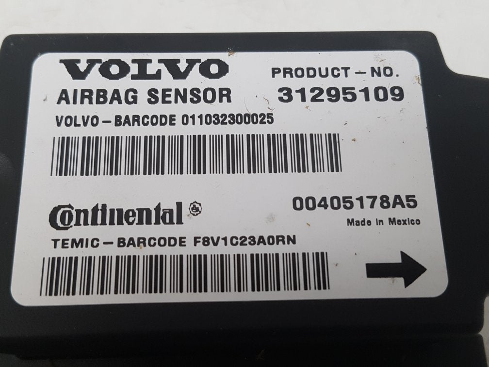 2009 - 2012 Volvo V50   Estate Airbag Module 31295109 WITH SWITCH