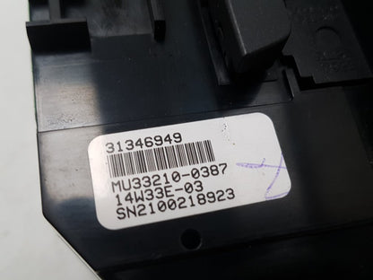 2012 - 2019 Volvo V40 Cross Country  Hatchback HEATER & RADIO CONTROL PANNEL 31346949