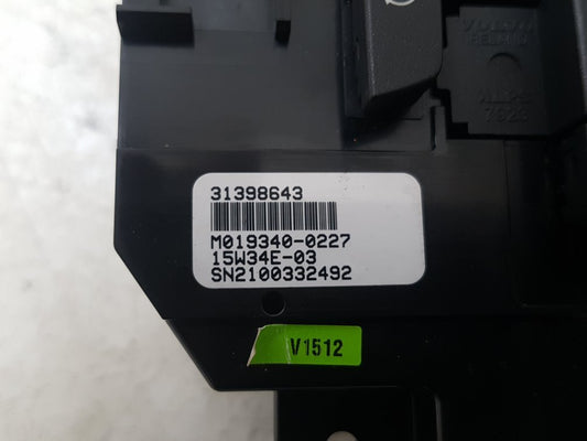2012 - 2016 Volvo V40  Hatchback Heater Controls 31398643