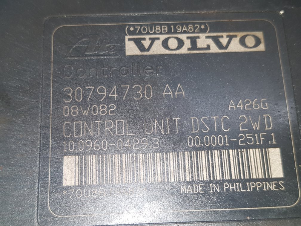 2006 - 2012 Volvo C70  Convertible ABS Pump/Modulator 30794730AA