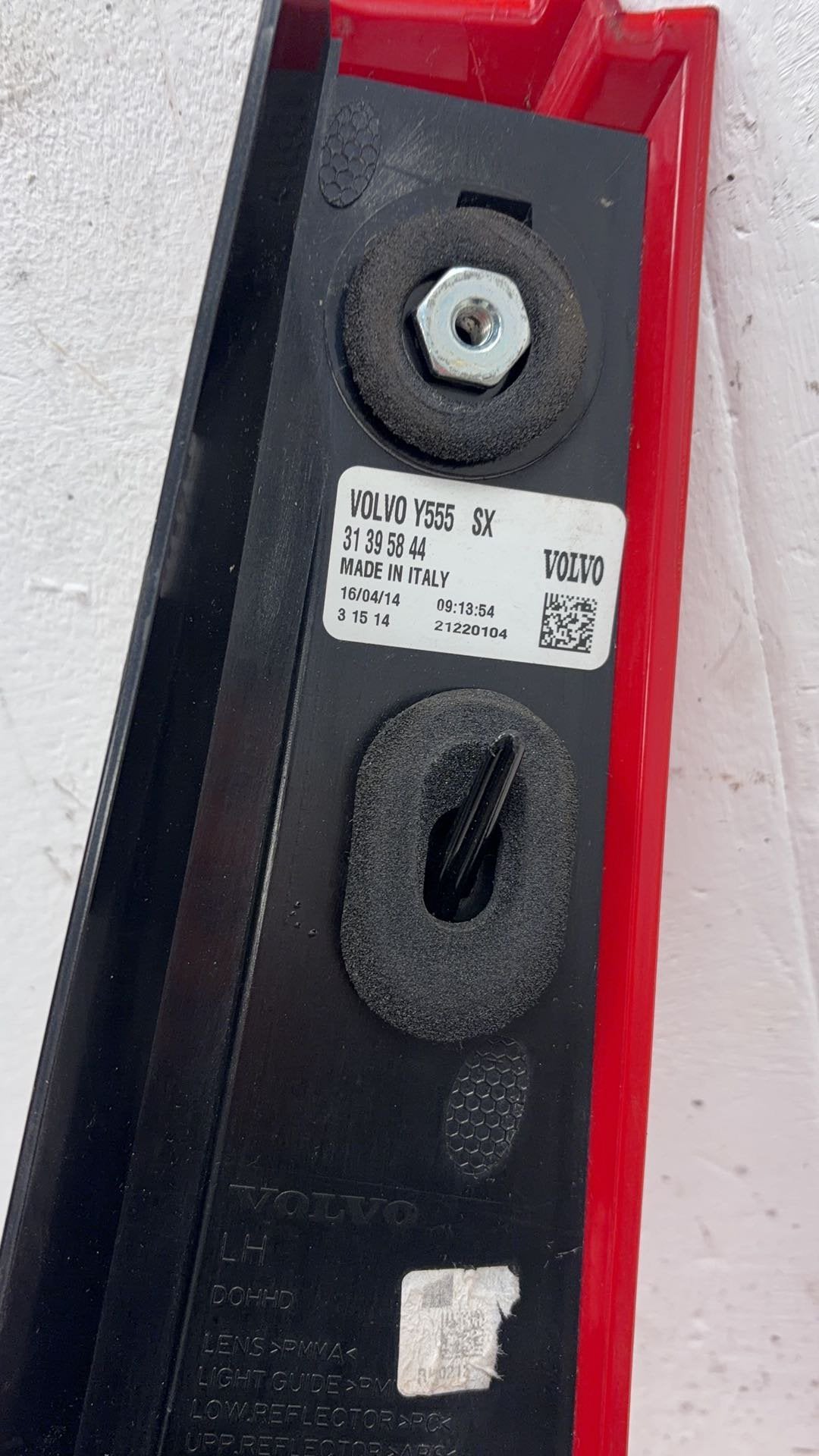 2012 - 2015 Volvo V40  Hatchback Left Taillight 31395844