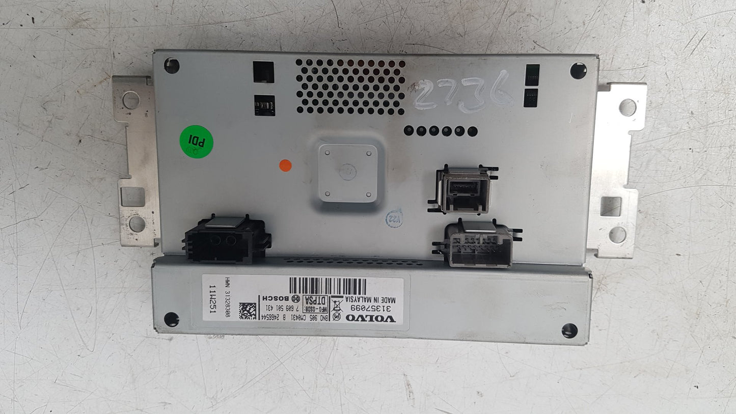2010 - 2014 Volvo XC60  Estate Dash Display Unit 31357099