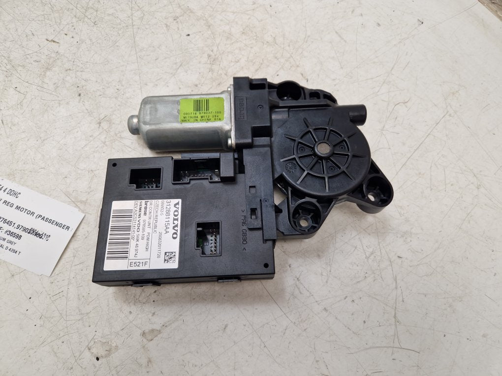 2004 - 2010 Volvo V50   Estate WINDOW REG MOTOR (PASSENGER SIDE FRONT) 31288115