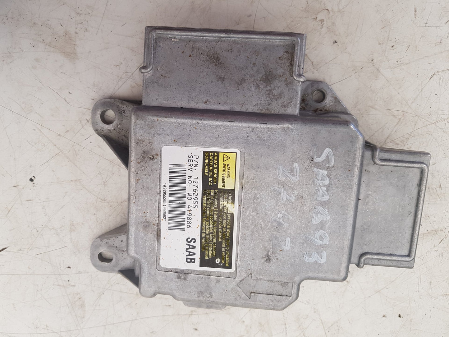 2003 - 2010 Saab 9-3  Saloon Airbag Module 12762955