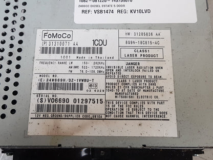 2008 - 2010 Volvo V70  Estate CD Player 31310071