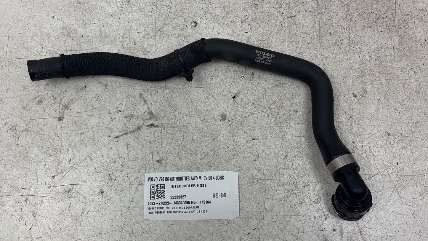2017 - 2025 Volvo V90 235, 236 Estate INTERCOOLER HOSE 32339327
