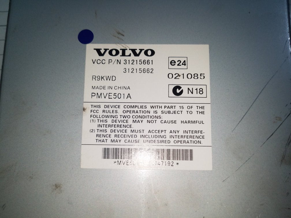 2005 - 2010 Volvo XC90  Estate Amplifier 31260738 31215662