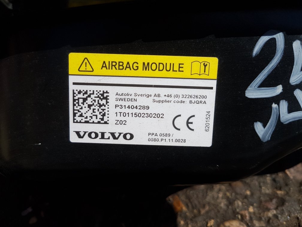 2012 - 2016 Volvo V40 Cross Country  Hatchback PEDESTRIAN AIRBAG 31404289