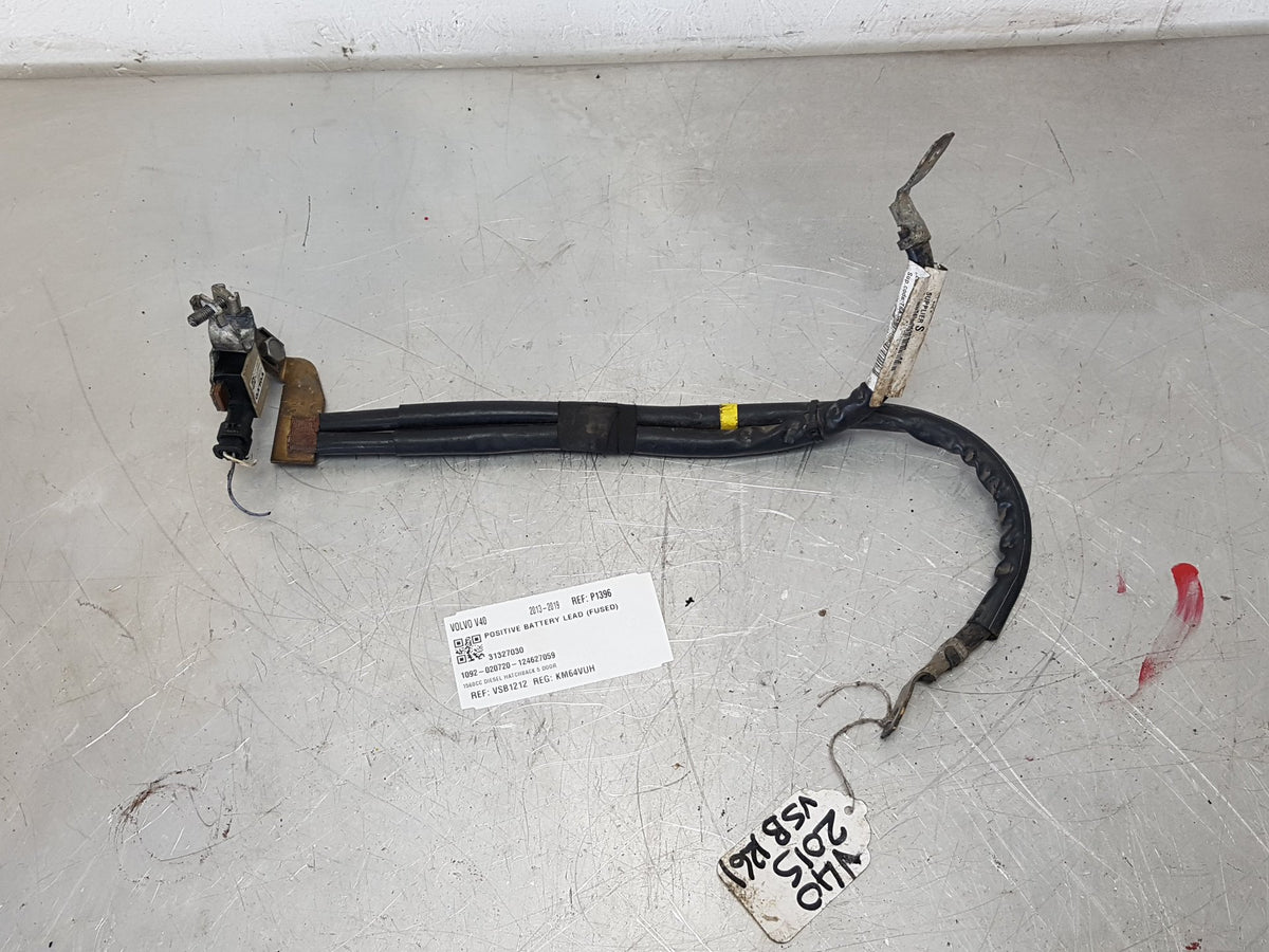 2013-2019 Volvo V40 Battery Earth Ground Lead 31327030