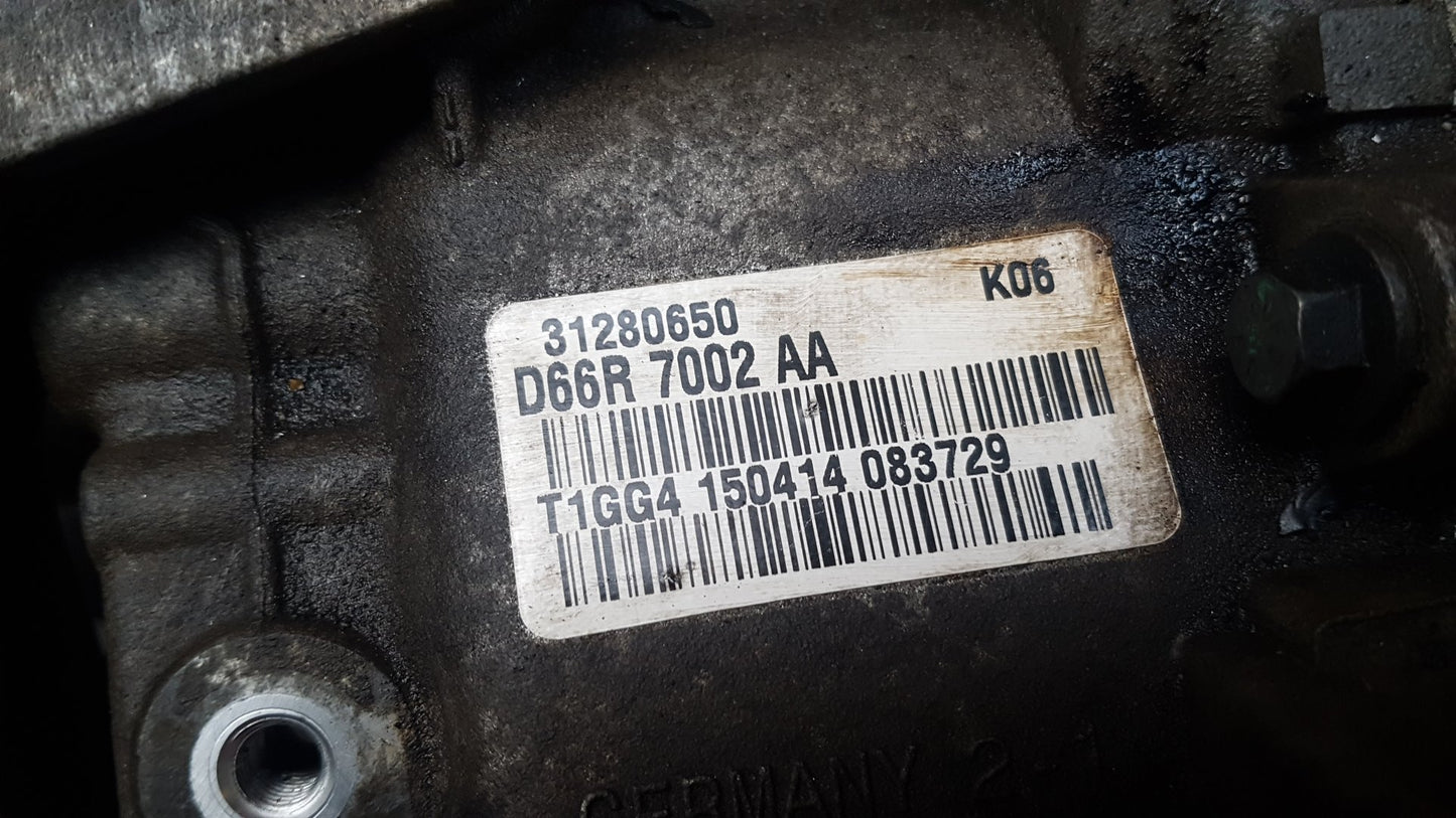 2010 - 2012 Volvo V50   Estate Manual Gearbox 31280650
