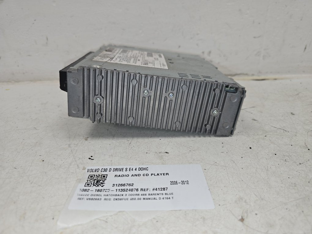 2007 - 2012 Volvo C30  Hatchback RADIO AND CD PLAYER 31266762