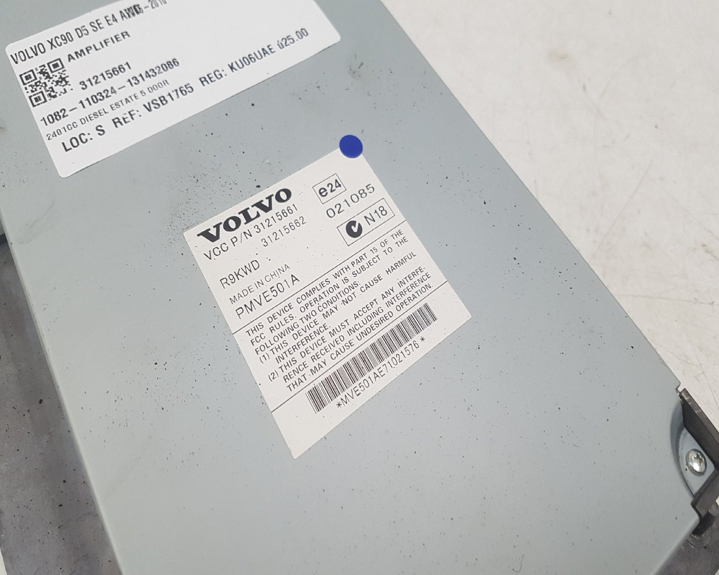 2007 Volvo XC90  Estate Amplifier 31215661