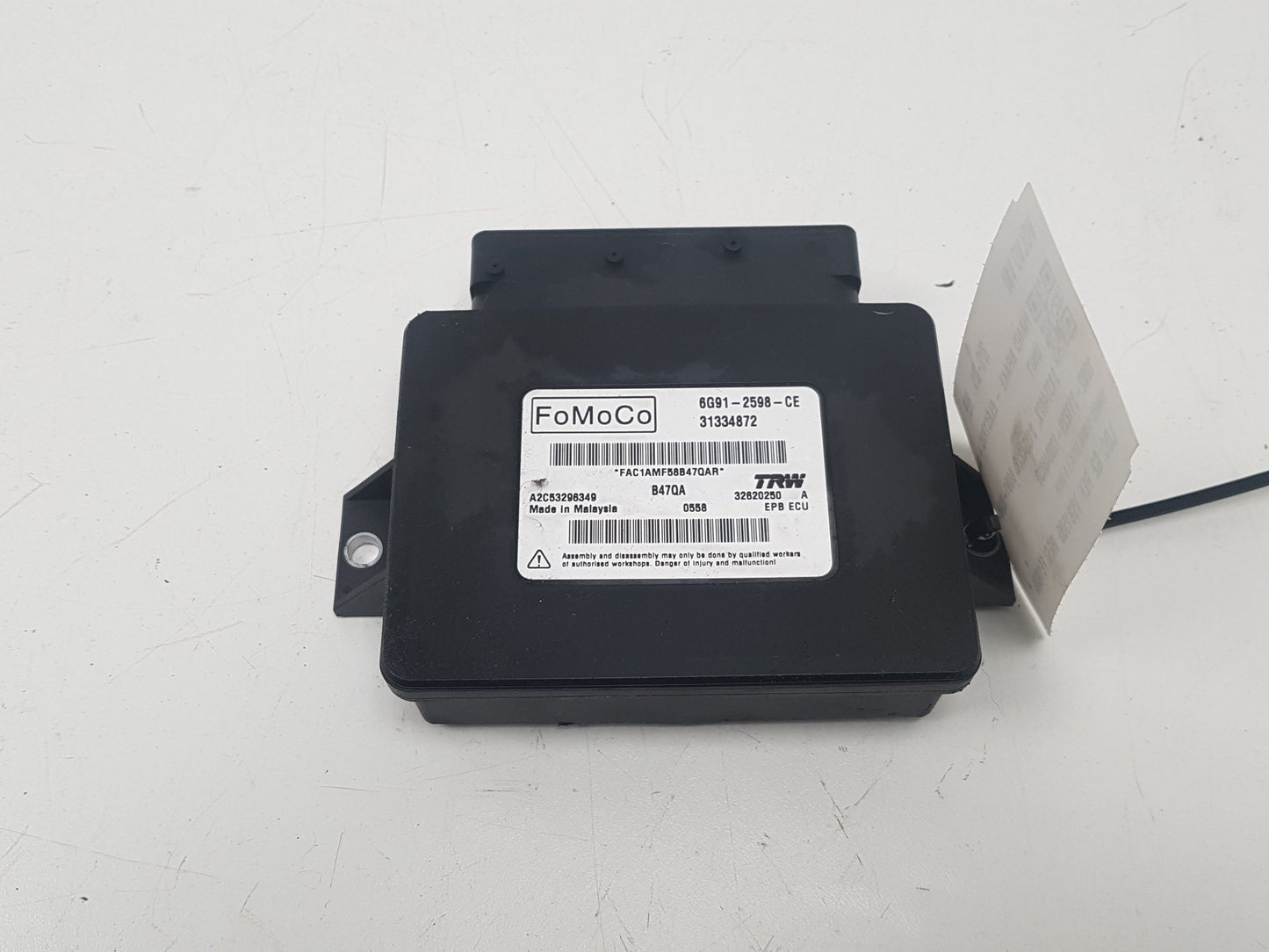 2008 - 2014 Volvo XC60  Estate HAND BRAKE - ELECTRIC + CONTROL UNIT 31334872